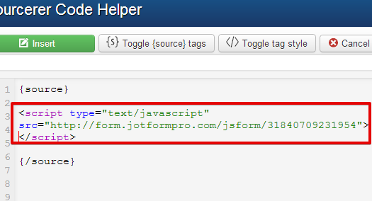 Cara Menambahkan Jotform di Joomla 3 Image-3