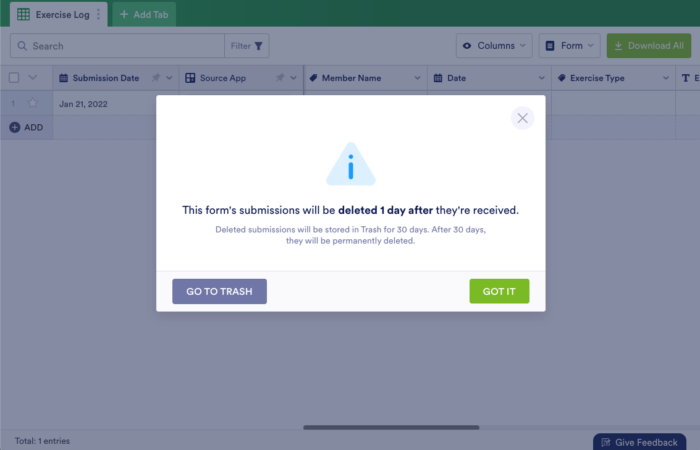 New Auto-Delete Submissions feature for Enterprise | Jotform Blog