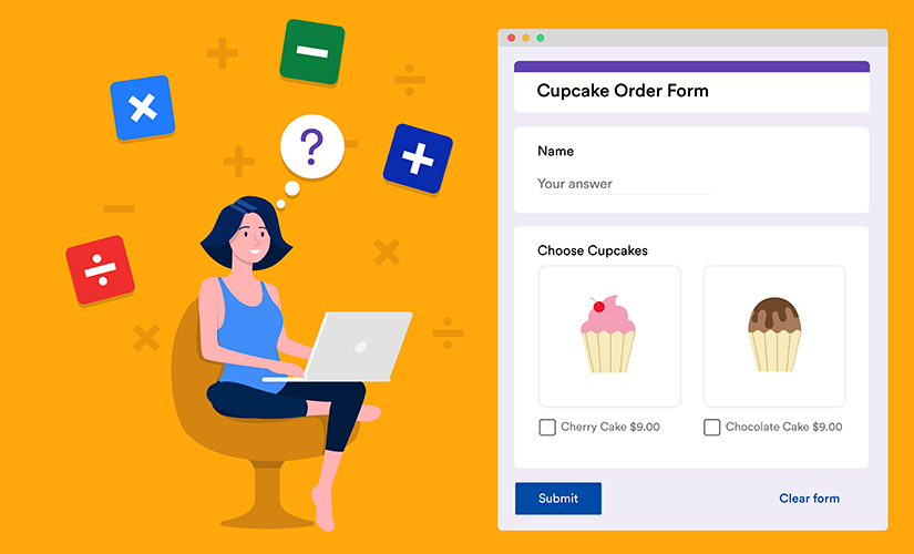 How to add calculated fields in Google Forms
