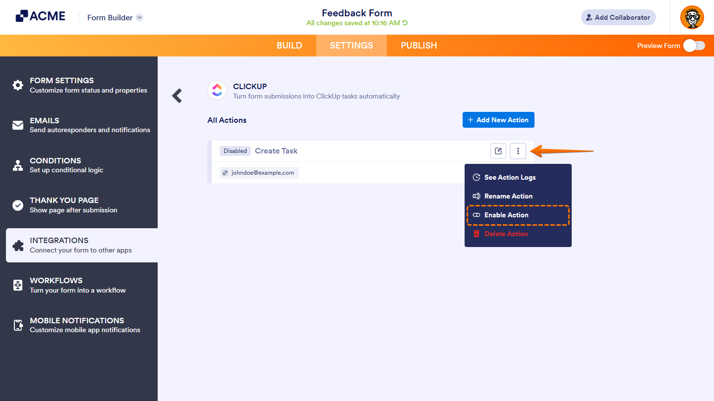 How to Integrate Your Form With ClickUp Image-12