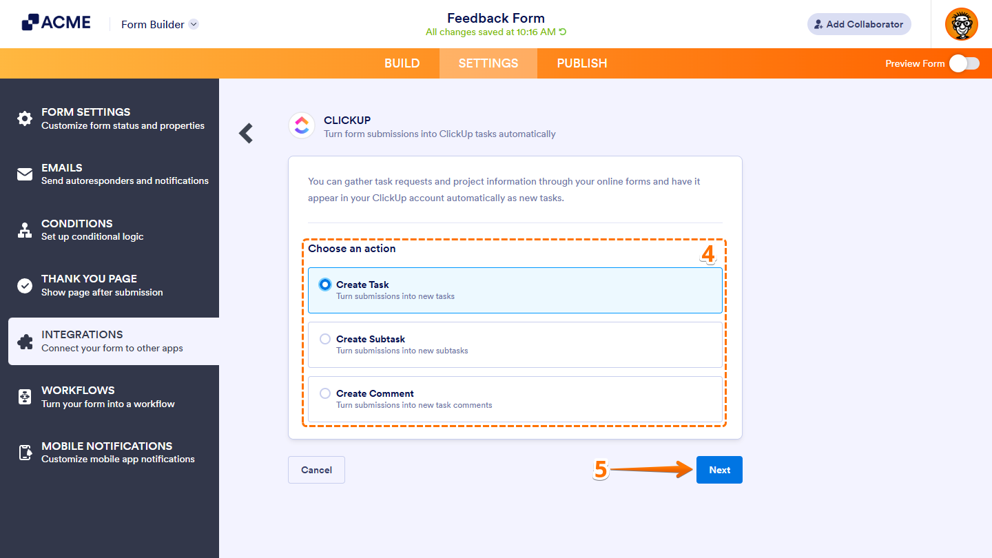 How to Integrate Your Form With ClickUp Image-1