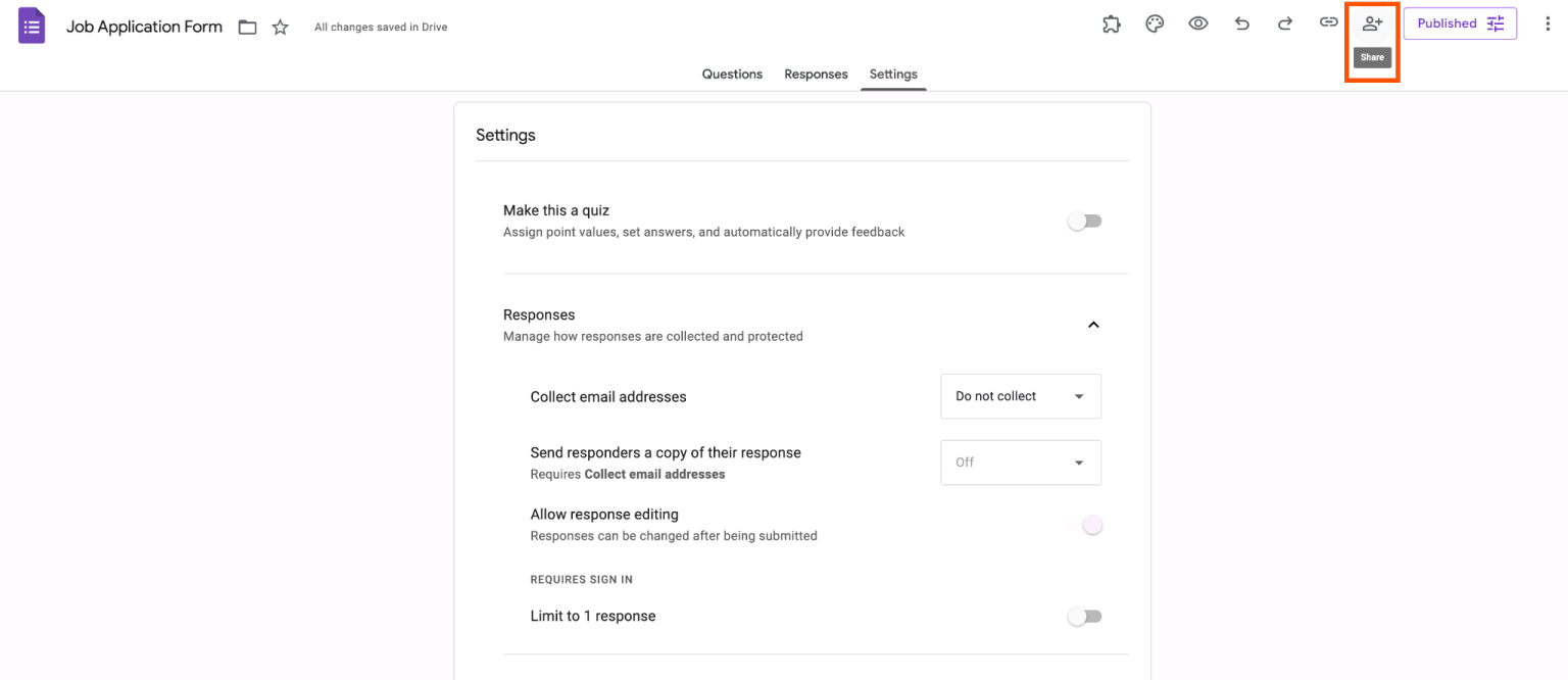 How to make a Google Form public | The Jotform Blog