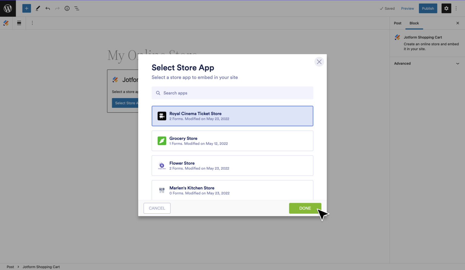 Embed your Jotform store into WordPress with a new plugin The Jotform Blog