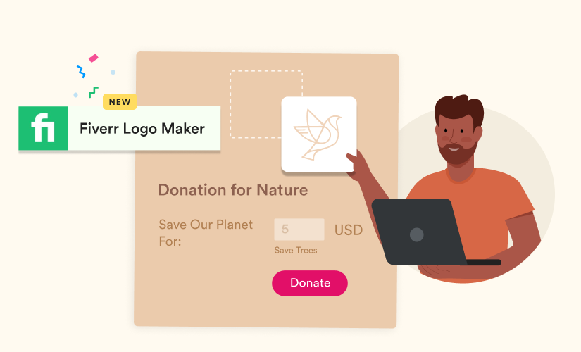 Create a logo in minutes with Jotform’s new Fiverr Logo Maker widget