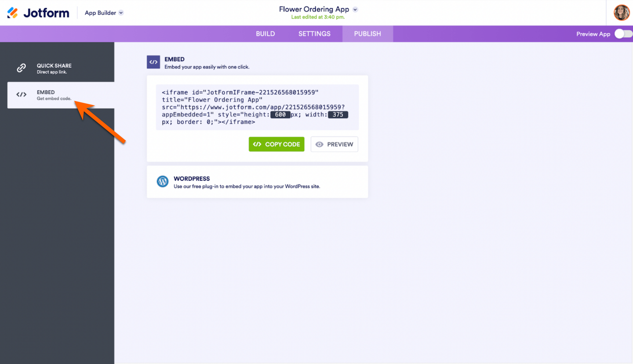How to Embed your Jotform Store into your Weebly Website