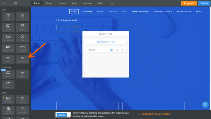 How to Embed your Jotform Store into your Weebly Website