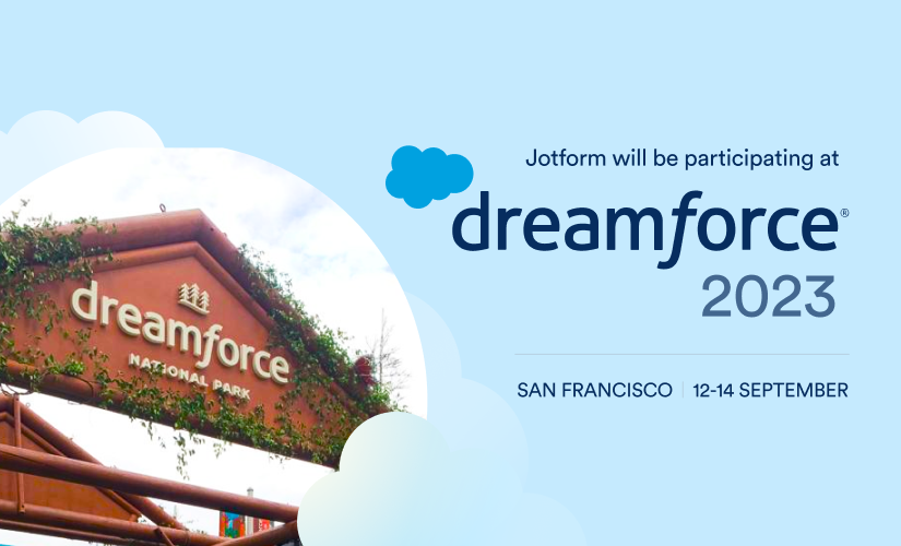 Jotform is excited to make waves at Dreamforce 2023