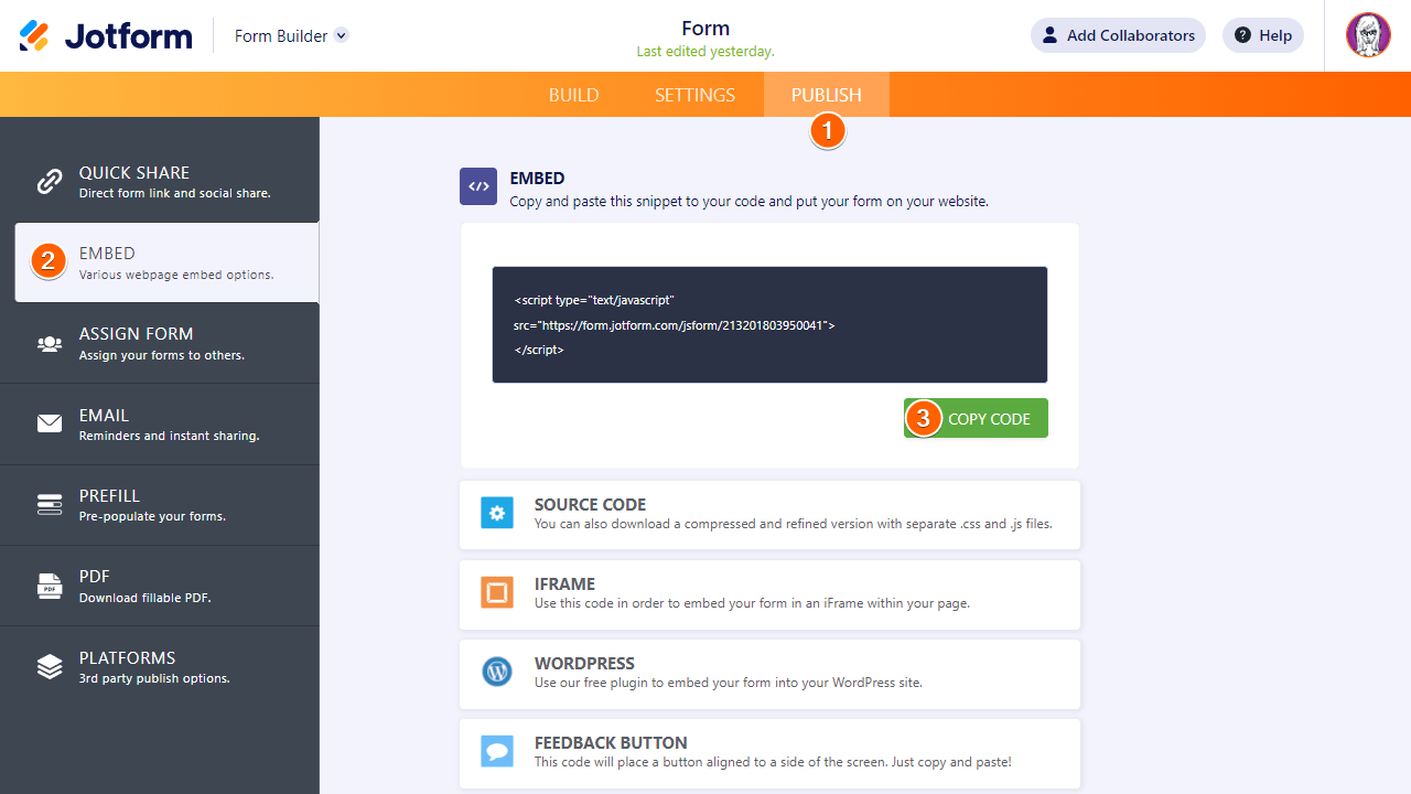 Menambahkan Formulir ke GoDaddy Image-1