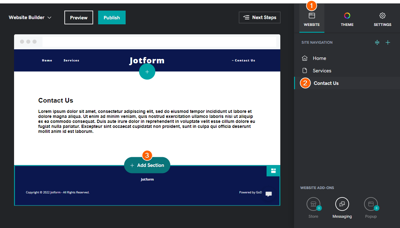 Menambahkan Formulir ke GoDaddy Image-2