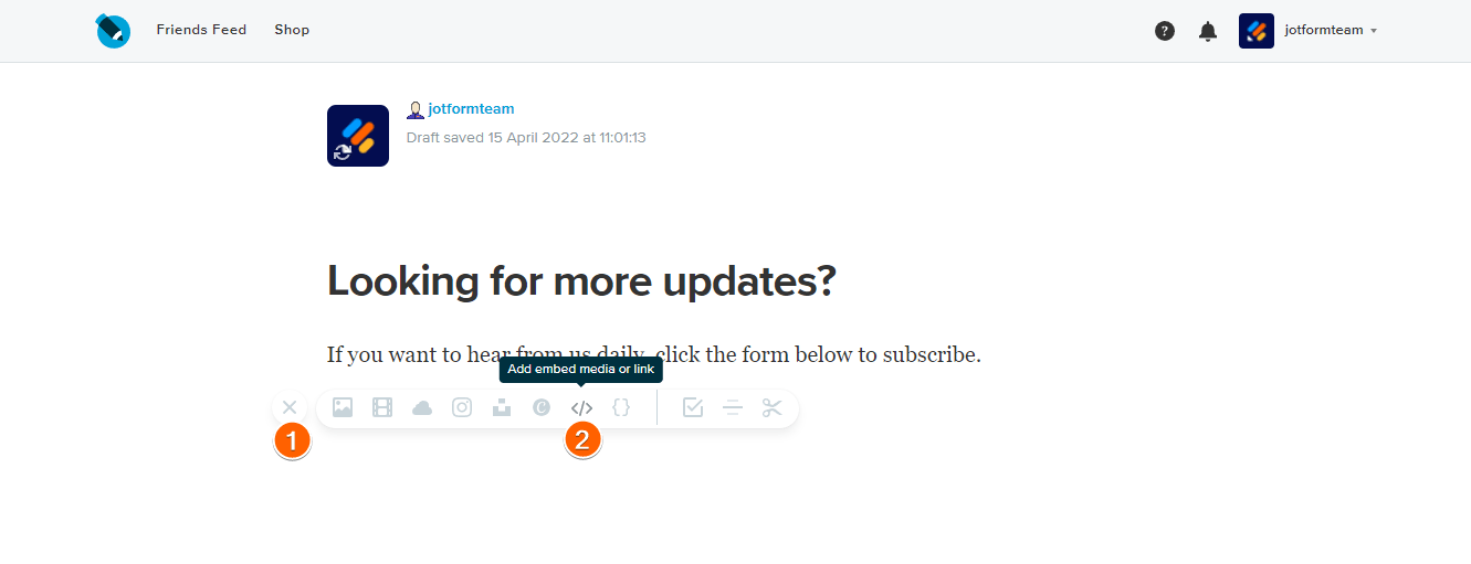 Menambahkan Formulir ke dalam Postingan LiveJournal Image-3