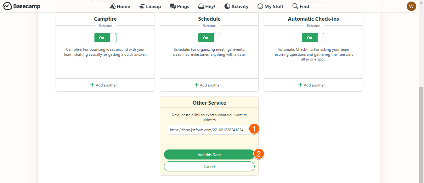 Menambahkan Formulir ke Basecamp Image-6
