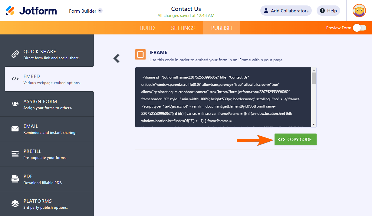 Cara Menambahkan Formulir Kontak di SitePad Image-2