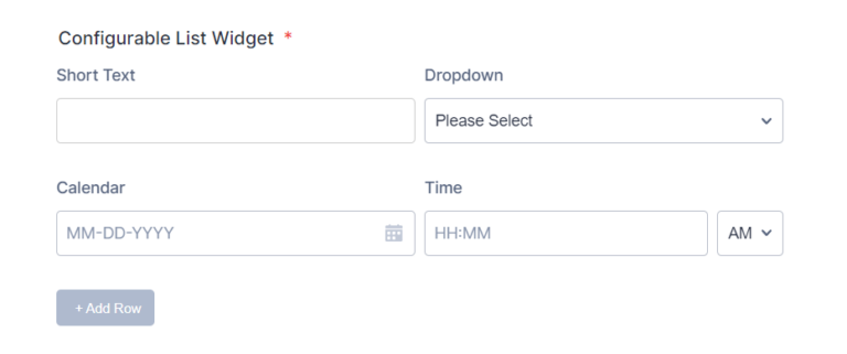 How to Change the Layout of the Configurable List Widget