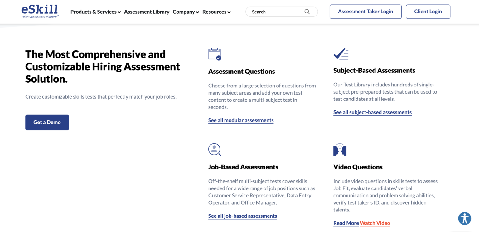 Eskill Assessment Java Sample Test The best candidate assessment tools | The Jotform Blog