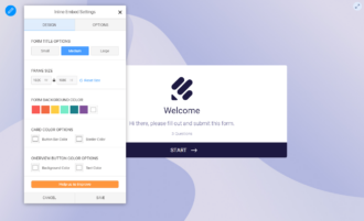 Using The Inline Embed Features In Card Forms