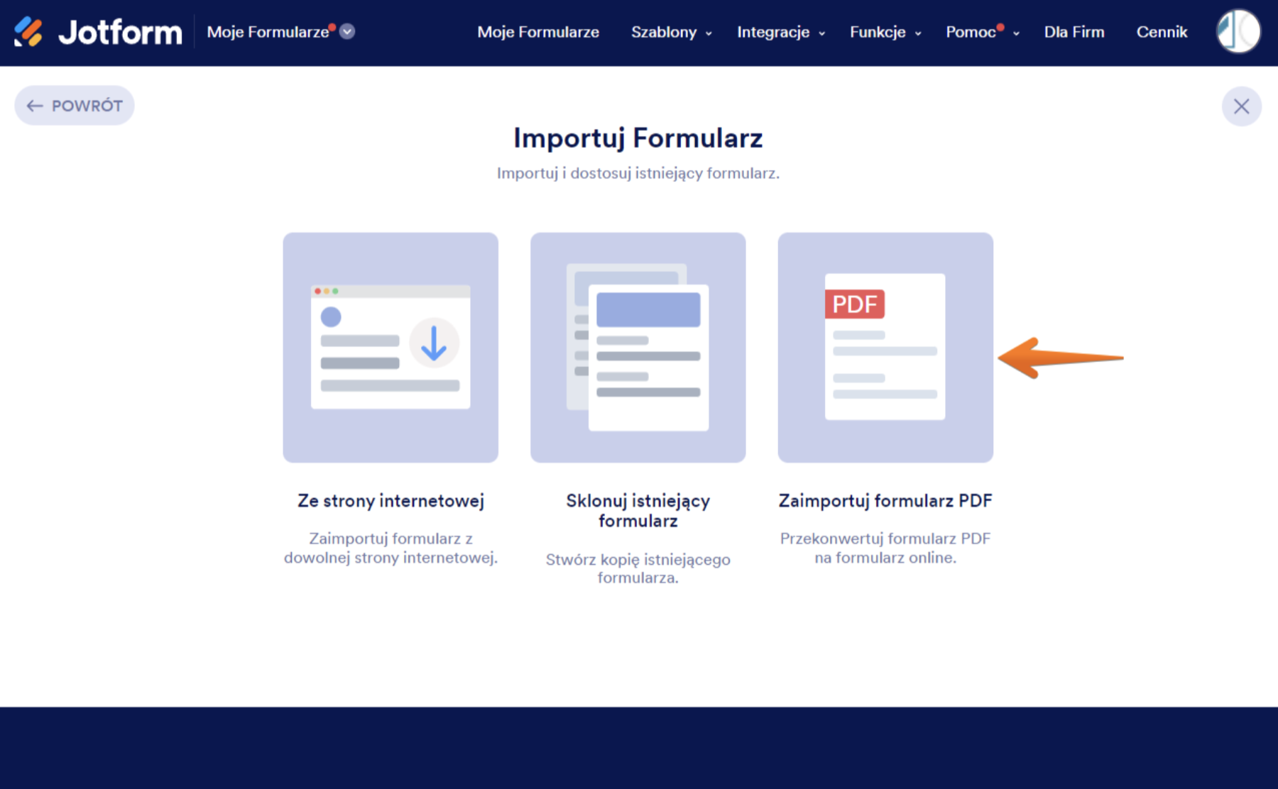 Jak Zaimportować Własny Dokument PDF do Jotform? Image-3