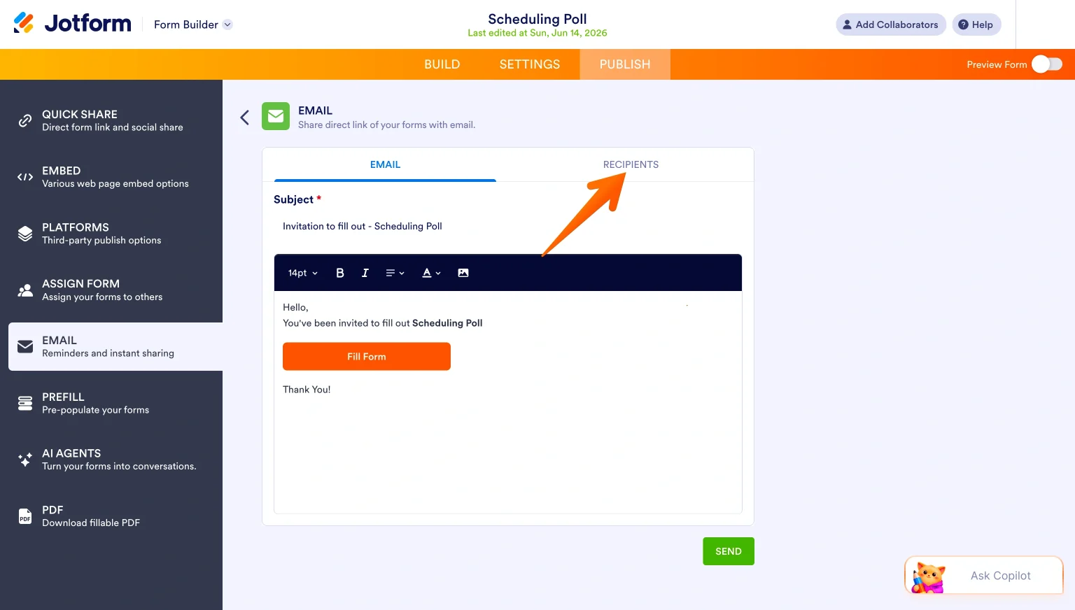 Cara menyematkan Google Form di situs web Anda Image-15