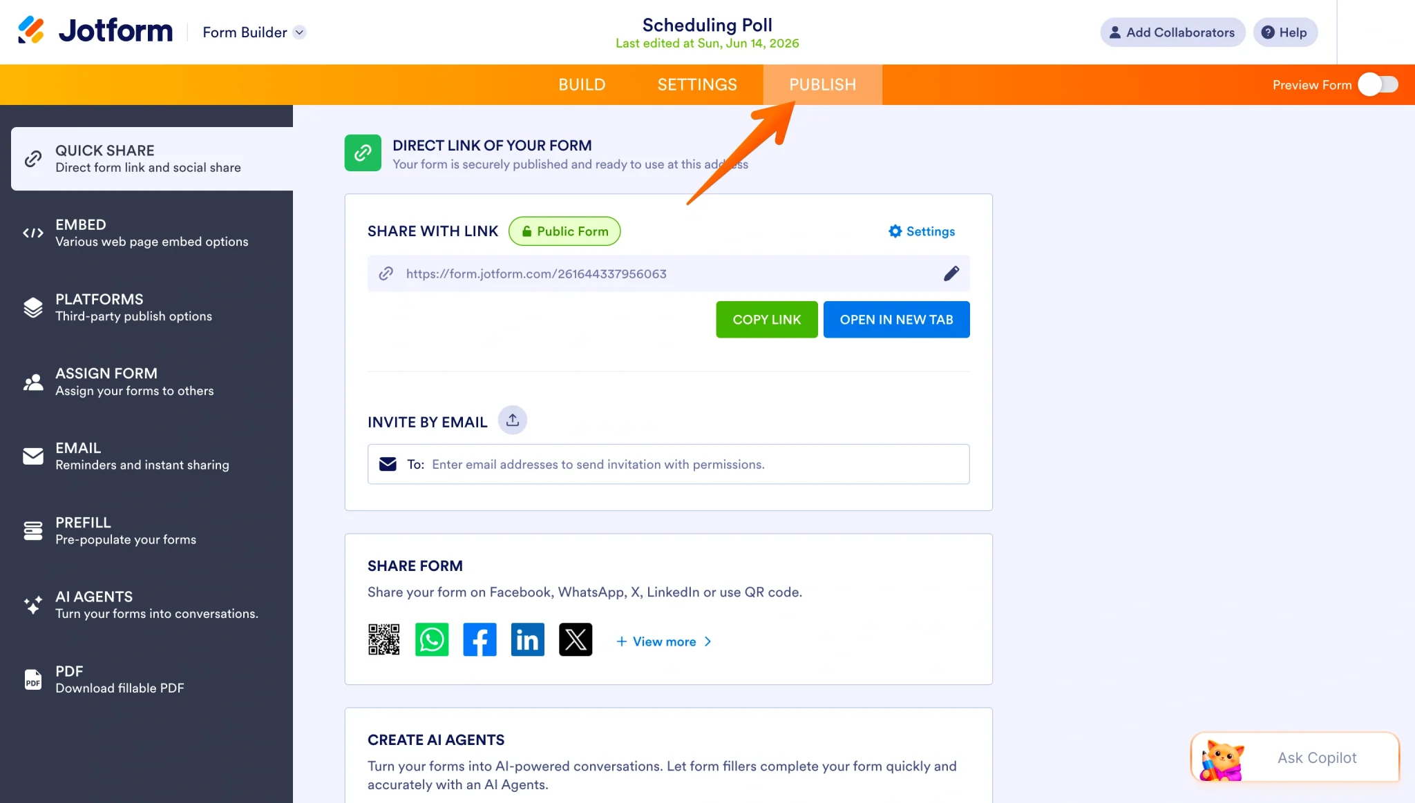 Cara menyematkan Google Form di situs web Anda Image-7