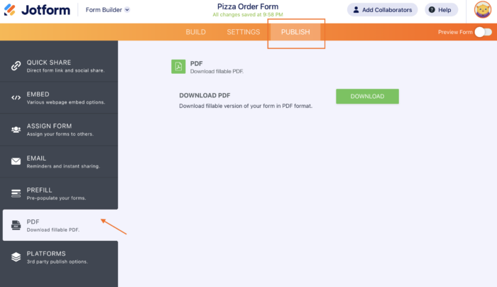How to make order forms for pickup and delivery | The Jotform Blog