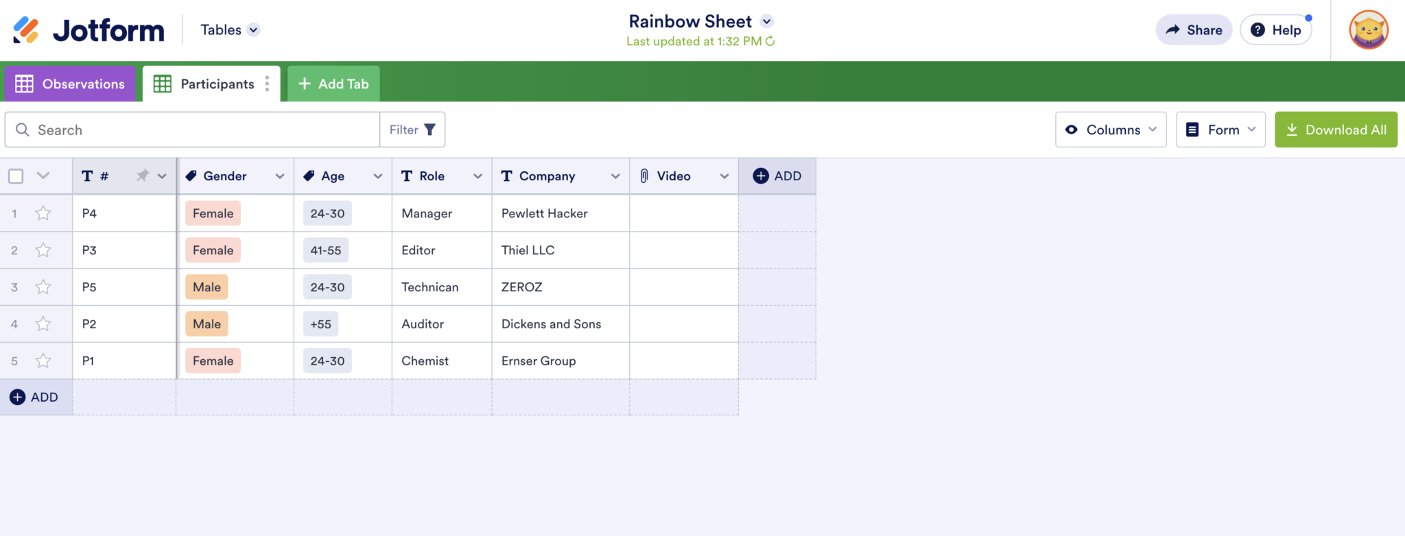5 Jotform table templates for marketers The Jotform Blog