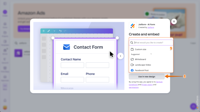 How to Add and Embed Forms in Canva Designs
