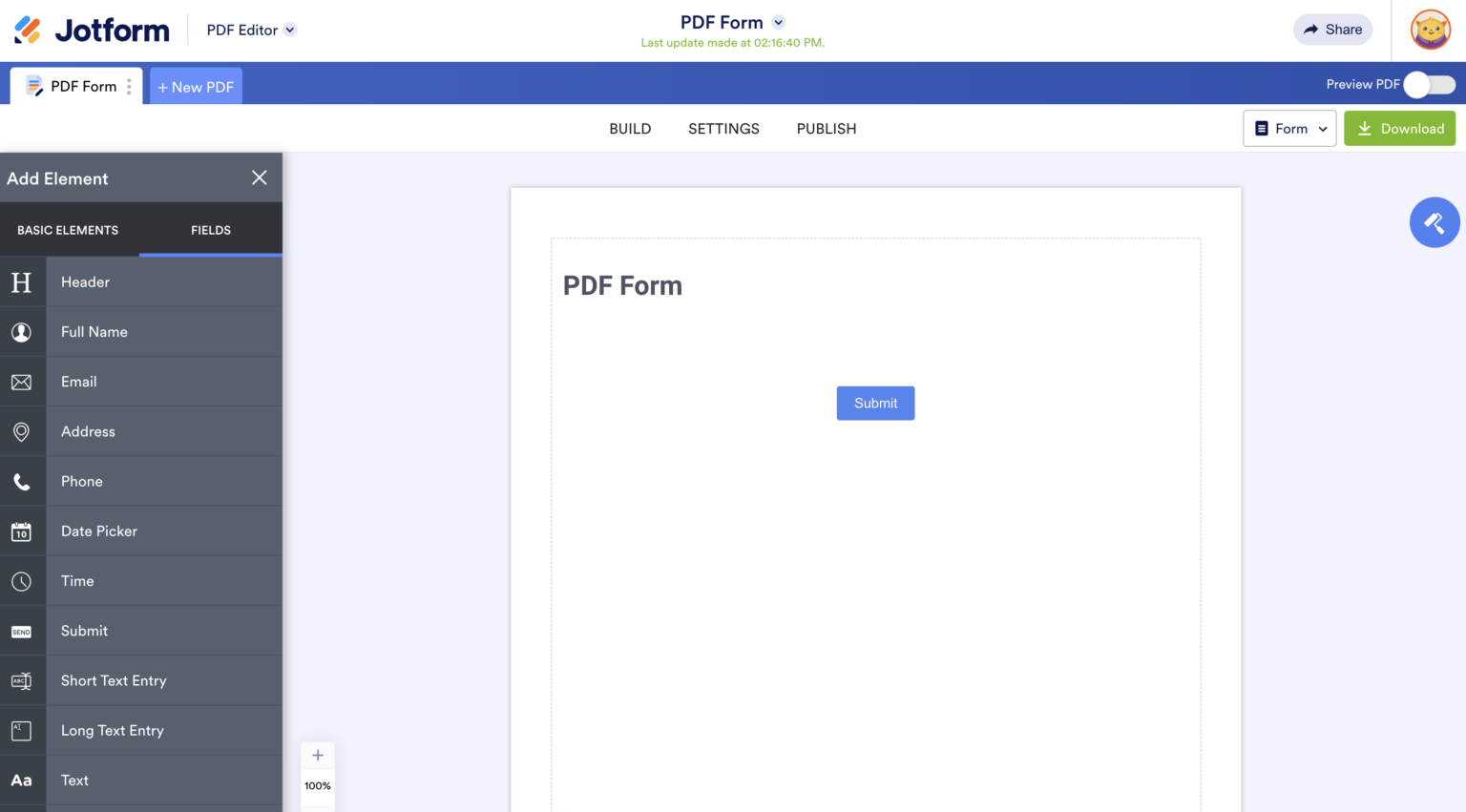 How to make a fillable PDF form without Acrobat The Jotform Blog
