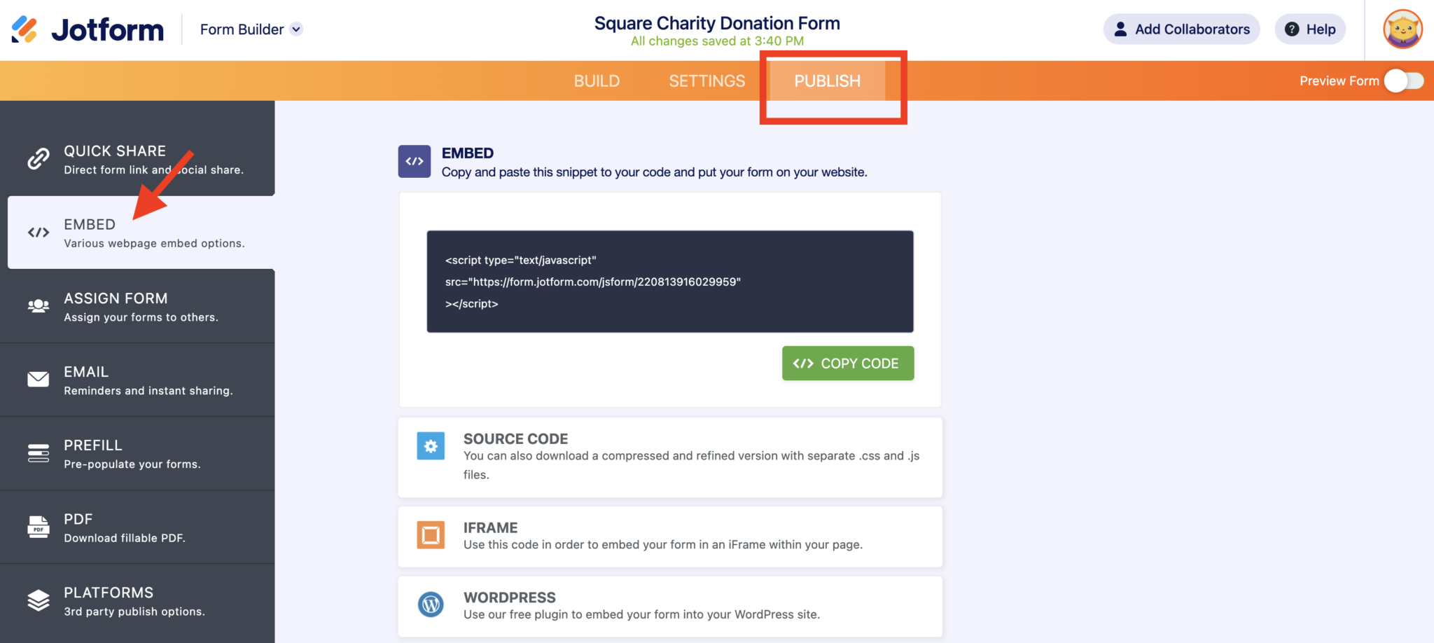 How to embed Square on your website with Jotform | Jotform Blog