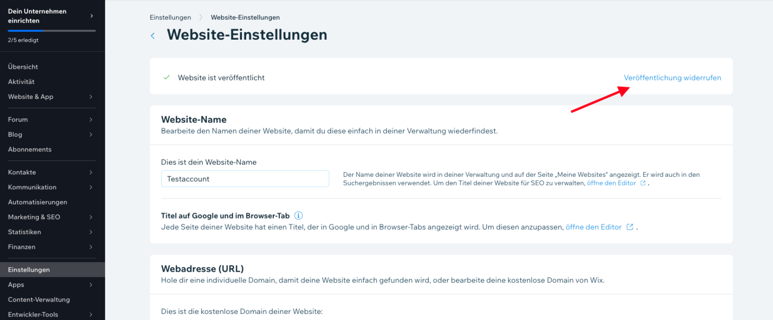 Wie kann man eine Wixseite in 4 einfachen Schritten offline nehmen