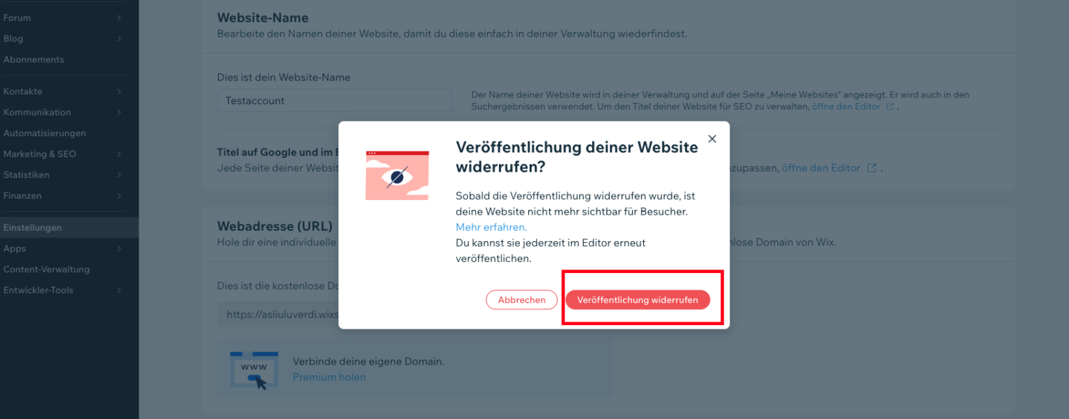 Wie kann man eine Wixseite in 4 einfachen Schritten offline nehmen