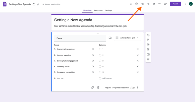 How to add ranked choices in questions in Google Forms | Jotform Blog