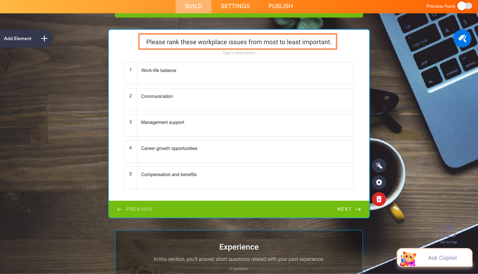 Cara menambahkan pertanyaan peringkat di Google Forms Image-4