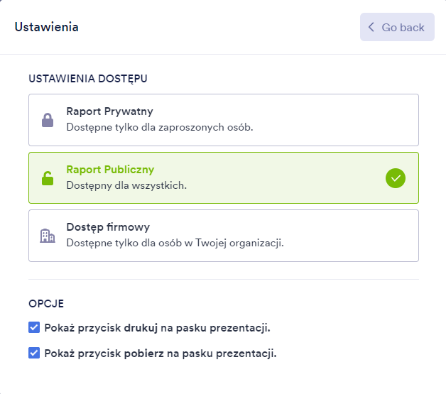 Ogranicz dostęp do raportu i nadaj uprawnienia Image-2