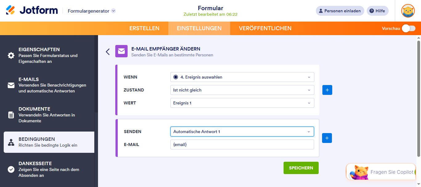 Wie Sie verschiedene PDF Dokumente je nach Antworten der Nutzer verschicken Image-7