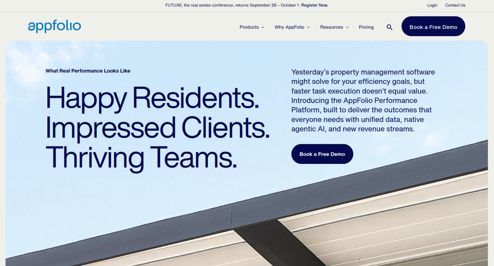 AppFolio Landing Page