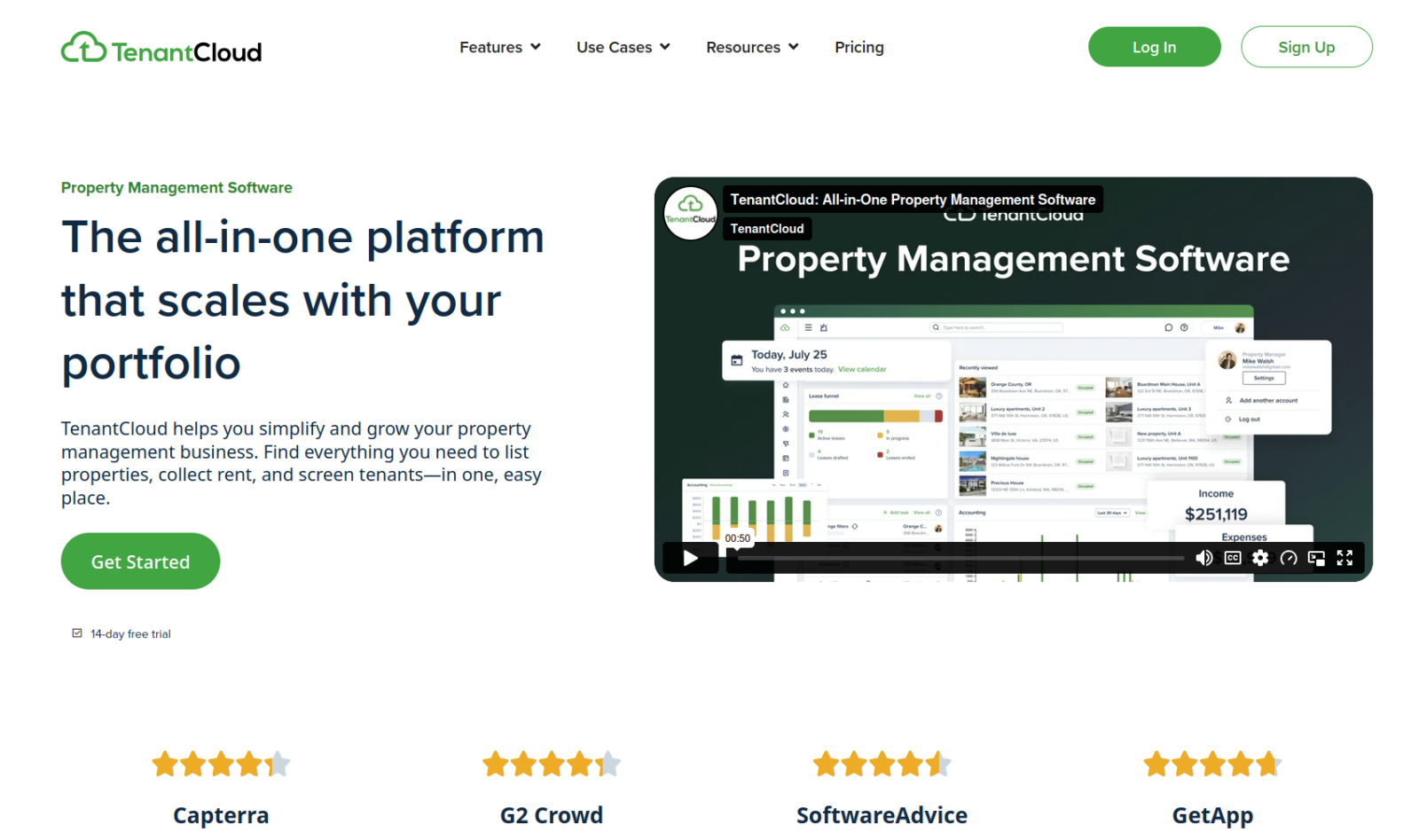 TenantCloud Landing Page
