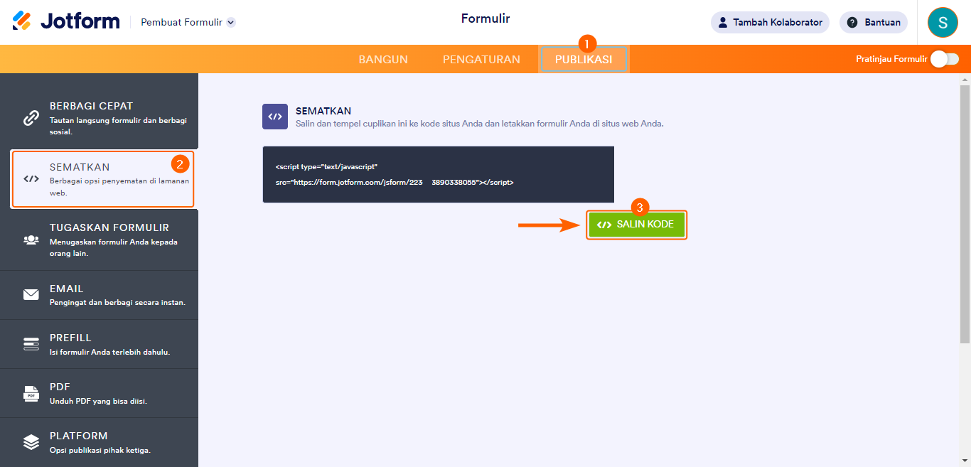 Cara Menambahkan Formulir ke Posting VOX Image-1