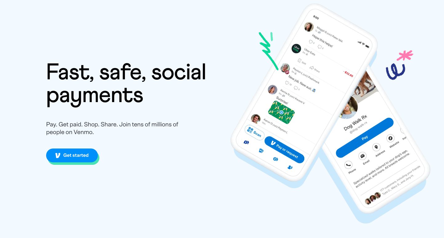Venmo Landing Page