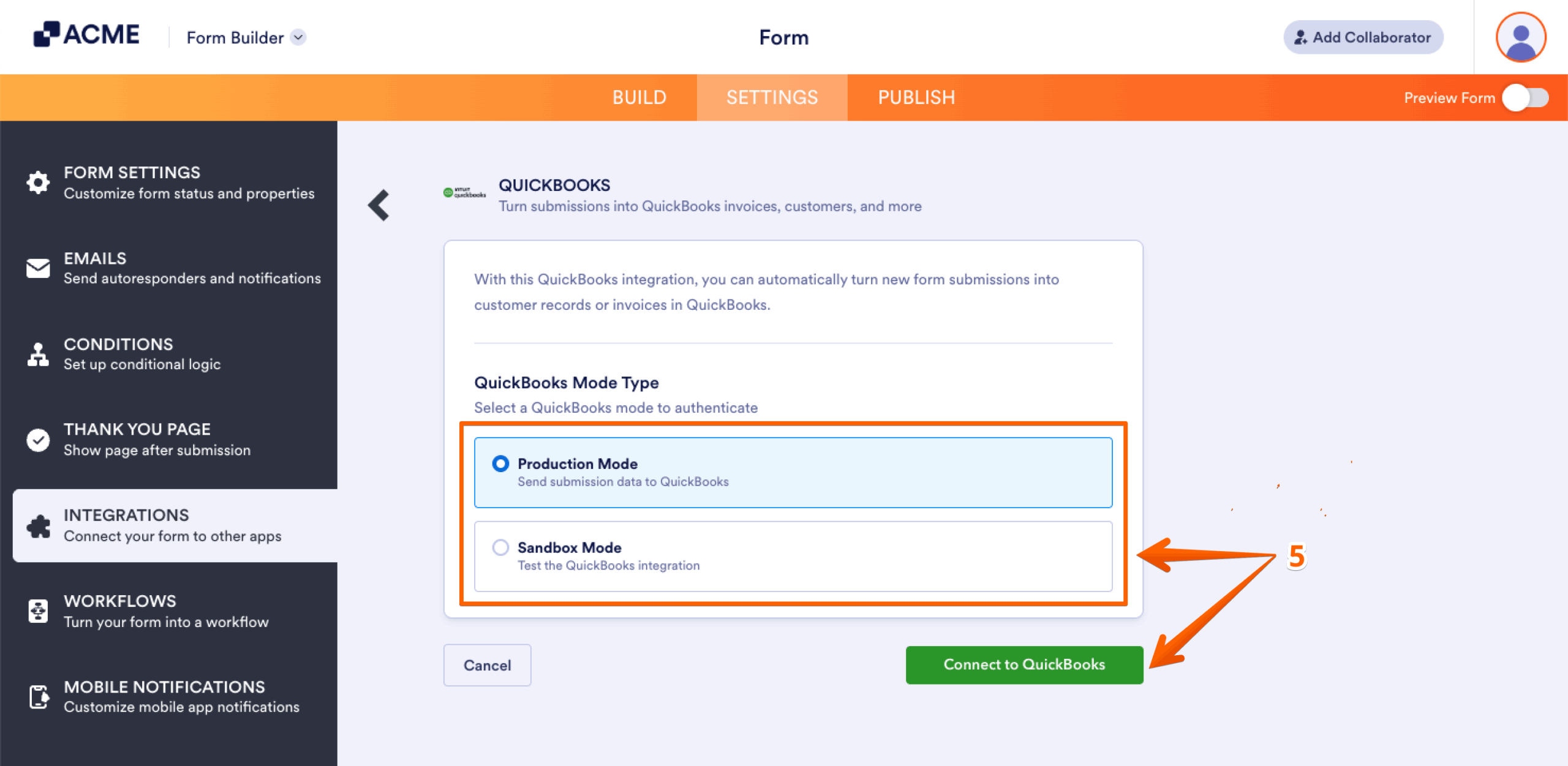 How to Create an Invoice with QuickBooks Integration Image-3