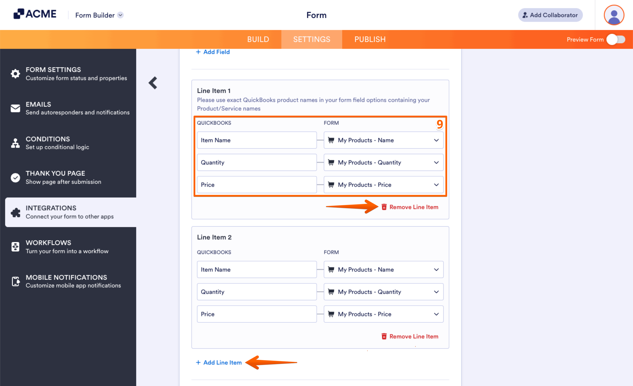 How to Create an Invoice with QuickBooks Integration Image-7