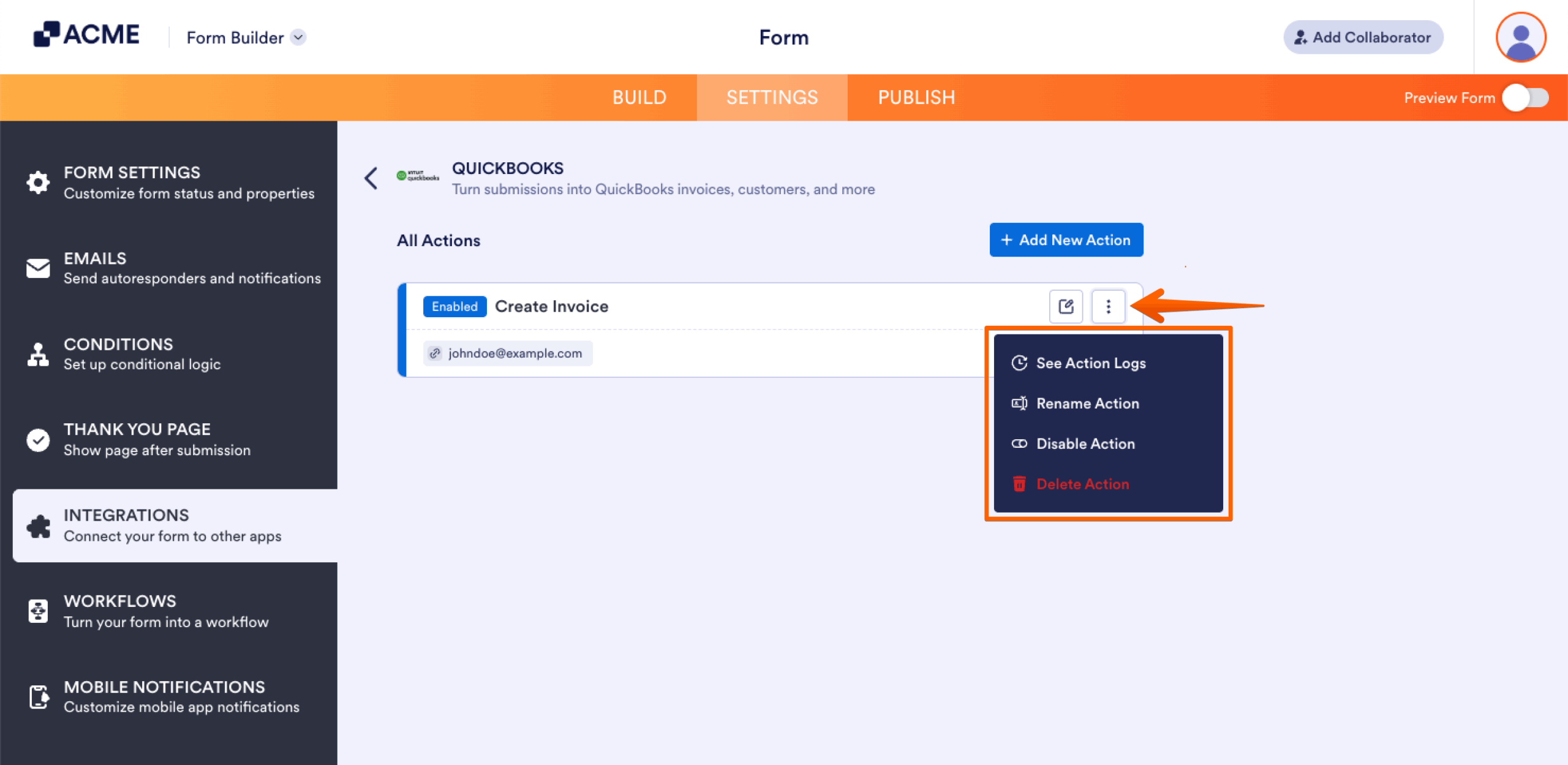 How to Create an Invoice with QuickBooks Integration Image-9