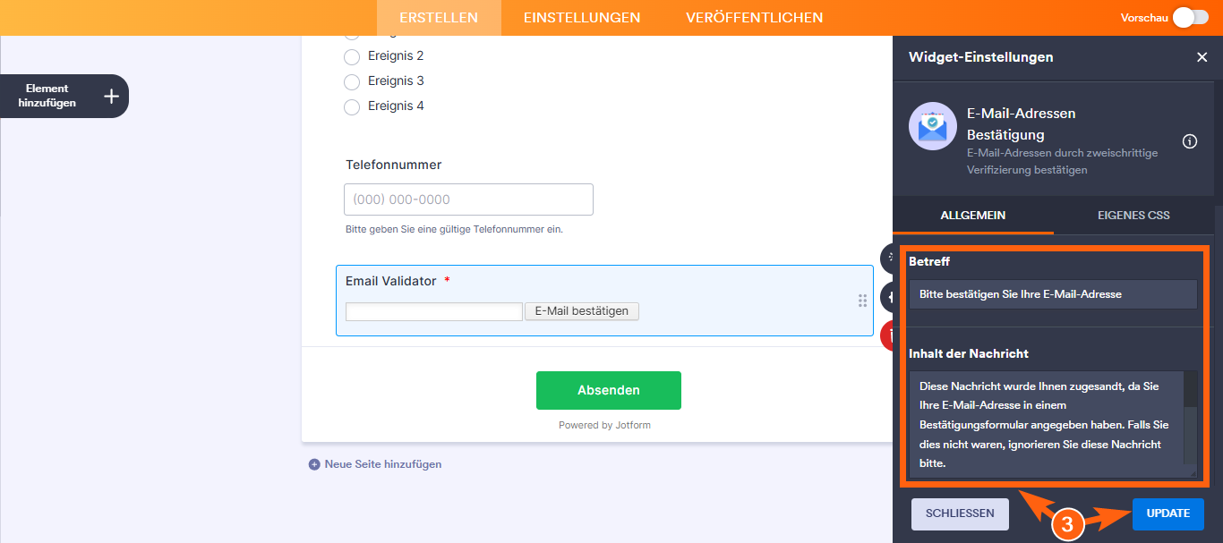 Wie Sie E-Mail-Adressen-Bestätigung in Ihre Formulare implementieren Image-3