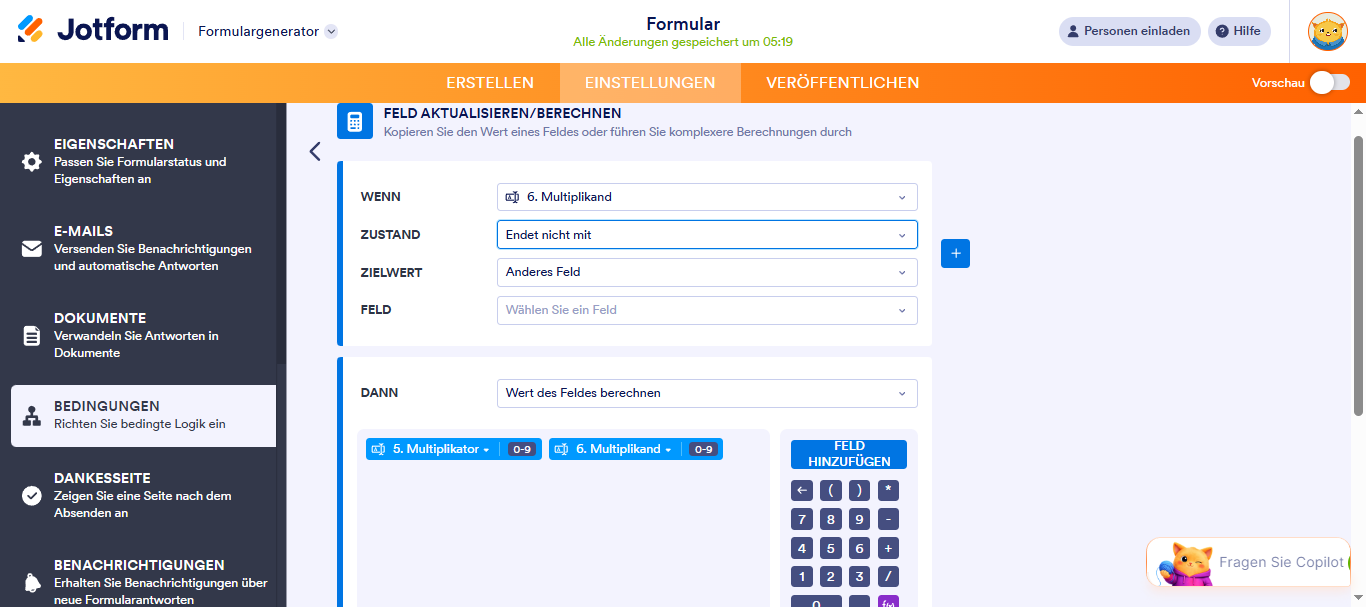 Wie Sie Text oder Berechnungen in ein Feld mit bedingter Logik einfügen Image-4