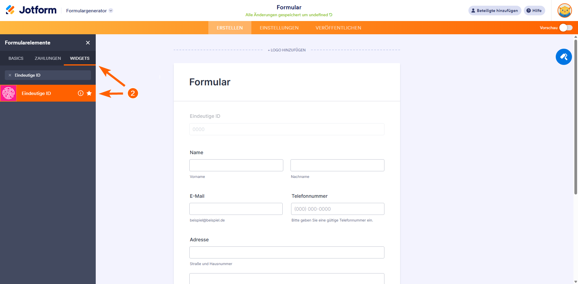 Hinzufügen von benutzerdefinierten eindeutigen IDs zu Ihren Formularantworten Image-2