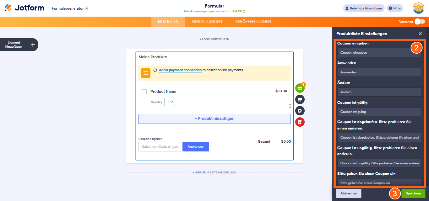Wie Sie Coupon Codes zu Zahlungsformularen hinzufügen Image-5