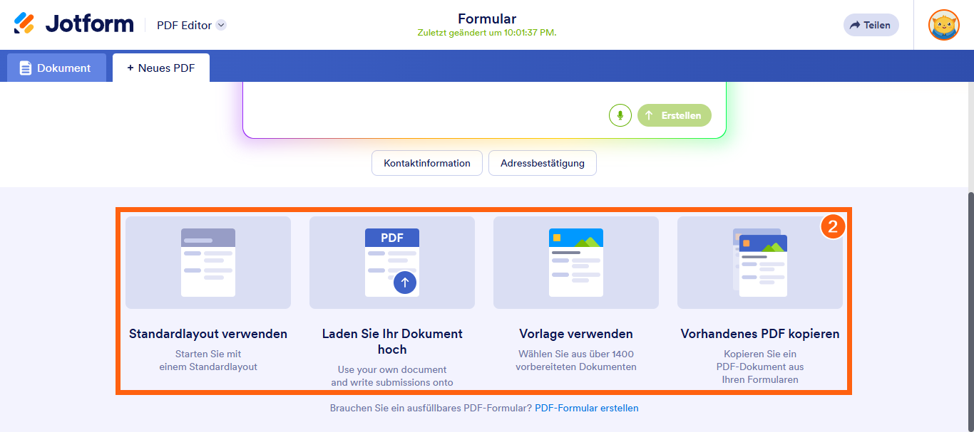 Formularübermittlungsdaten in ein PDF-Dokument übertragen Image-8