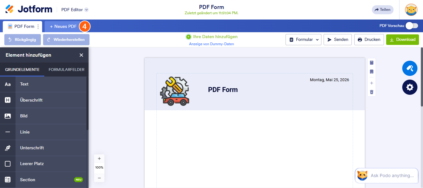 Wie Sie PDF-Formulare mit PDF-Editor erstellen Image-7