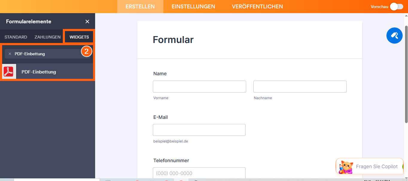 Wie Sie ein PDF-Dokument in Ihrem Formular anzeigen Image-2