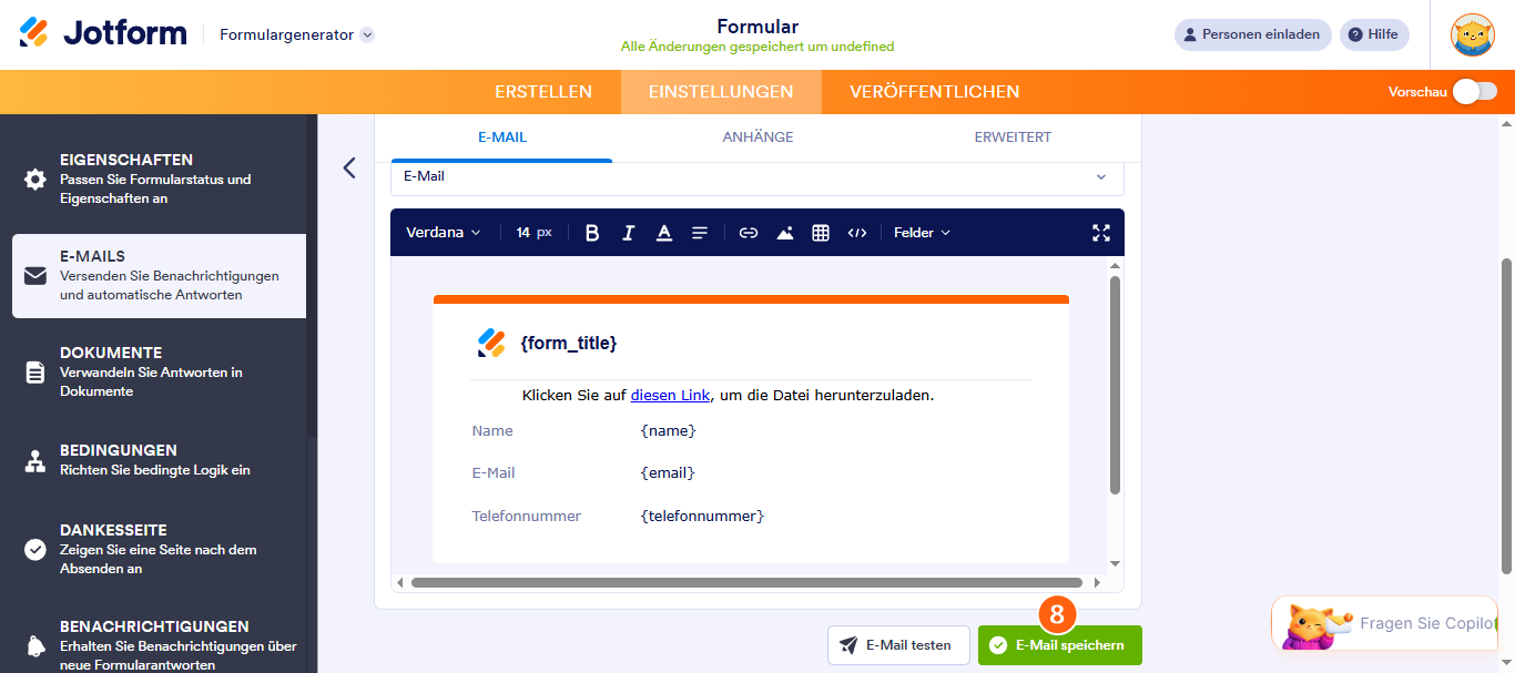 Wie Sie eine herunterladbare Datei zu Ihrem Formular hinzufügen Image-12