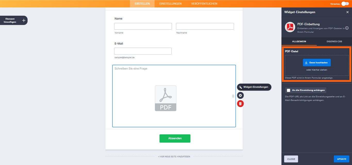 Wie Sie ein PDF-Dokument in Ihrem Formular anzeigen Image-2