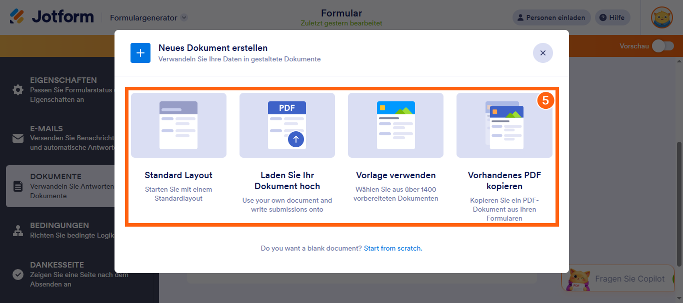 Formularübermittlungsdaten in ein PDF-Dokument übertragen Image-3